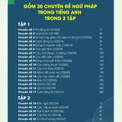 Combo Tổng Ôn Ngữ Pháp Tiếng Anh - Tập 1, Tập 2 - Bản Đặc Biệt 795811