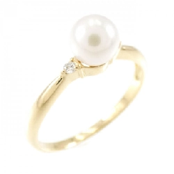 Nhẫn ngọc trai Akoya K18YG 5.3mm