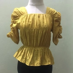 Áo nhún cổ vuông 444519