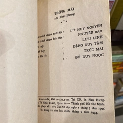 TRỐNG MÁI, KHÁI HƯNG, sách khổ nhỏ bỏ túi, xuất bản 1994 550991