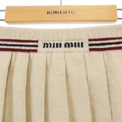 Chân váy logo MIU MIU MIU MIU MMG485 SOOO 14AY - Hàng hiệu Authentic 809116