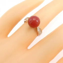 Nhẫn san hô PT900 8.8mm - Hàng hiệu chính hãng 852609