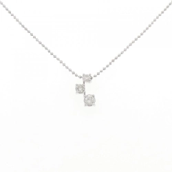 Dây chuyền kim cương K18WG 0.31CT - Hàng hiệu Authentic