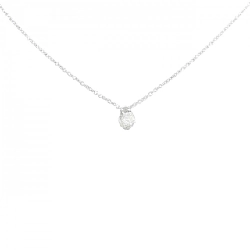 K18WG Dây chuyền kim cương 0.08CT - Hàng hiệu Chính hãng