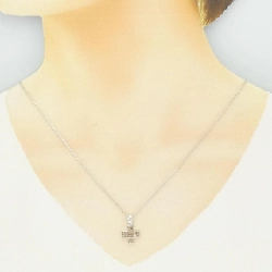 K18WG Dây chuyền kim cương - Hàng hiệu Authentic 857575