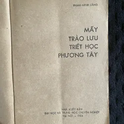 Mấy trào lưu triết học phương Tây- 1031464