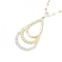 K18 Ba màu Kim cương Dây chuyền 0.32CT - Hàng hiệu Chính hãng 847212