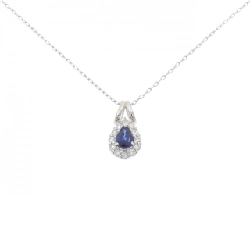 Dây chuyền Sapphire PT900/PT850 0.73CT - Hàng hiệu Chính hãng