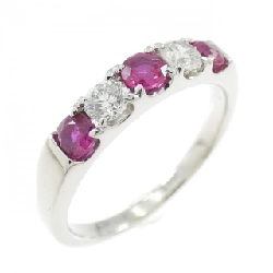 Nhẫn Ruby PT950 0.43CT