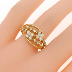 Nhẫn kim cương hoa K18YG 0.50CT - Hàng hiệu Authentic 846062