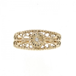 Nhẫn kim cương K18YG - Hàng hiệu Authentic 855025