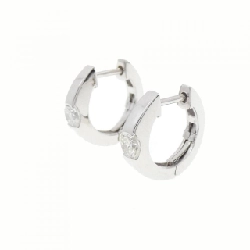 K18WG Bông tai kim cương 0.311CT - Hàng hiệu Chính hãng