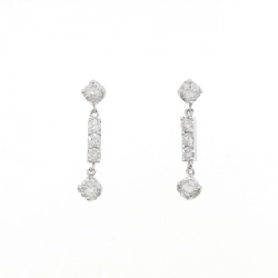 K18WG Bông tai kim cương 0.60CT - Hàng hiệu Chính hãng