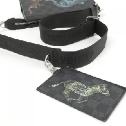 Túi xách đeo vai Louis Vuitton Damier Graphite Stamp Gaston Wearable Wallet N64608 - Hàng hiệu Chính hãng 805476