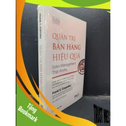 (TẶNG BOOKMARK) Quản Trị Bán Hàng Hiệu Quả Frank V. Cespedes mới 100% RBK1304 kỹ năng