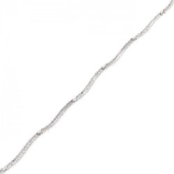 K18WG Vòng tay kim cương 0.20CT - Hàng hiệu Chính hãng 870455