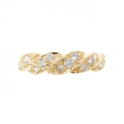 Nhẫn kim cương K18YG 0.20CT 671711