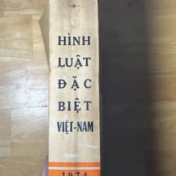 [luật - sách xưa] Hình luật đặc biệt - Hà Như Vinh 991901