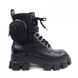 Giày boot PRADA Monolith kèm túi 2UE007 logo hình tam giác - Hàng hiệu Authentic