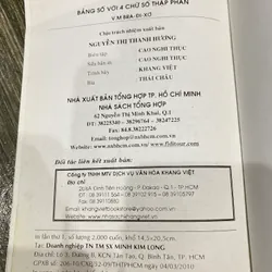 BẢNG SỐ VỚI 4 CHỮ SỐ THẬP PHÂN** QUÀ TẶNG CHO ĐƠN MUA SP TRONG SHOP** 686528