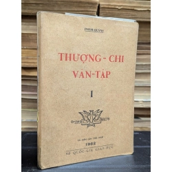 Thượng chi văn tập - Phạm Quỳnh ( trọn bộ 5 quyển ) 122824