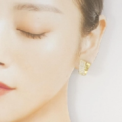 K18YG Bông tai/Khuyên tai Kim cương 2.00CT - Hàng hiệu Chính hãng 873545