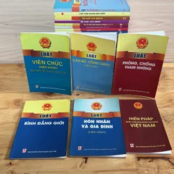 II Sách Pháp Luật, Chính Trị: Chồng Sách (25 Cuốn) 733489