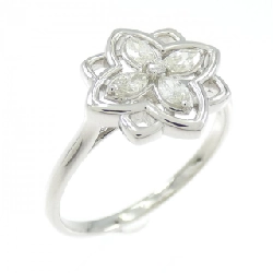 【Sản phẩm mới】Nhẫn kim cương PT900 hình hoa 0.20CT