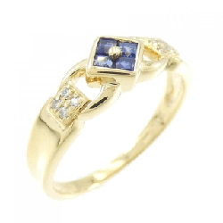 Nhẫn Sapphire K18YG 0.16CT