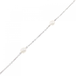 Mikimoto Dây chuyền ngọc trai trắng và bộ vòng tay - Hàng hiệu Authentic 838903