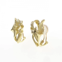 K18YG Bông tai/Khuyên tai kim cương 0.10CT - Hàng hiệu Chính hãng 874542