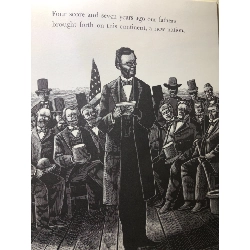 The Gettysburg Address BÌA CỨNG mới 85% rách áo bìa Abraham Lincoln HPB2707 NGOẠI VĂN 350602