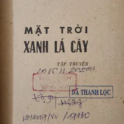 Tập truyện MẶT TRỜI XANH LÁ CÂY (Lê Thâu) 707609