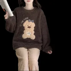 Áo nỉ lông mặt thú bỗng chốc  731420