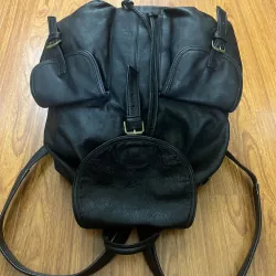 Balo nam 27x42x16 da thật 2hand 992644