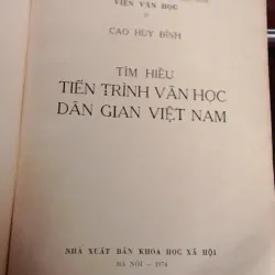 TÌM HIỂU TIẾN TRÌNH VĂN HỌC DÂN GIAN VIỆT NAM - CAO HUY ĐỈNH 762346