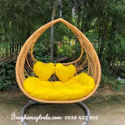 Ghế xích đu đôi mây nhựa 675056