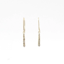 K18YG Bông tai kim cương 0.30CT - Hàng hiệu Chính hãng