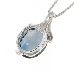 K14WG/K18WG Blue Topaz Necklace - Hàng hiệu Authentic 868448