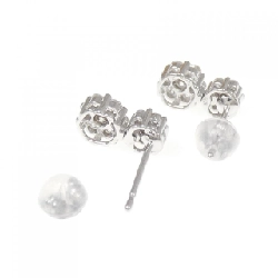 Bông tai kim cương hoa K18WG - Hàng hiệu chính hãng 863765