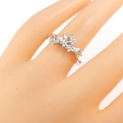 Nhẫn kim cương 0.04CT bằng bạch kim nguyên chất 669340