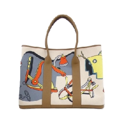 Túi xách HERMES FAUBOURG DANCE FLOOR Garden Party Voyage 49cm 085761CK - Hàng hiệu Chính hãng