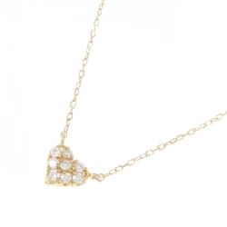 K18YG Dây chuyền kim cương hình trái tim 0.10CT - Hàng hiệu Chính hãng 861146