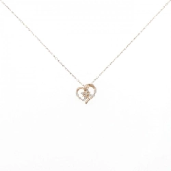 4゜C Hình trái tim Kim cương Dây chuyền - Hàng hiệu Authentic