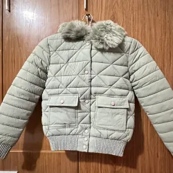 Áo phao nữ màu xanh 1013032