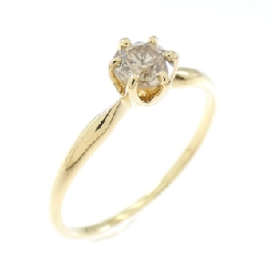 Nhẫn kim cương Solitaire K18YG 0.30CT - Hàng hiệu Chính hãng