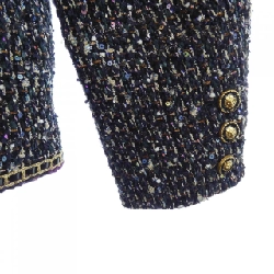 Jacket không cổ CHANEL METIERS D'ART LOOK14 P71092V62285 630364