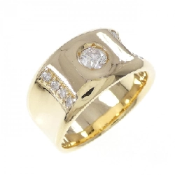 Nhẫn kim cương K18YG 0.33CT - Hàng hiệu Authentic