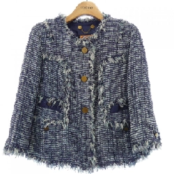 Jacket không cổ TORY BURCH