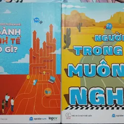 Combo 2 sách Ngành kinh tế có gì+Người trong muôn nghề